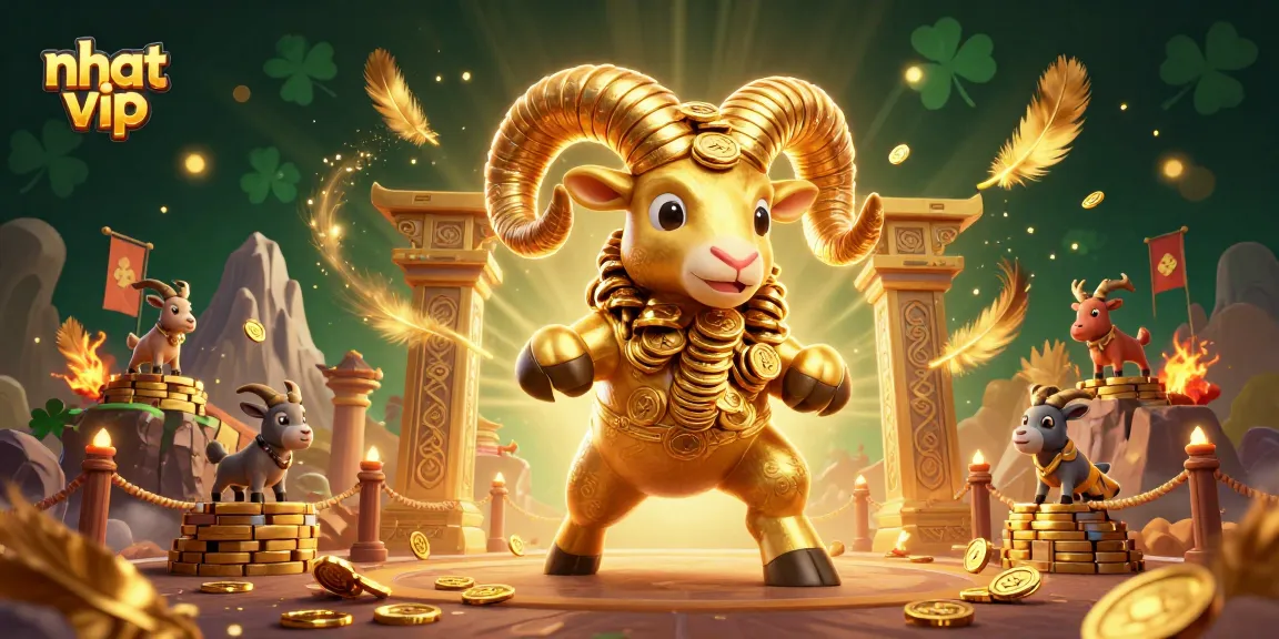Nhat vip offers thrilling gameplay with dynamic golden ram and exciting gambling elements in action.