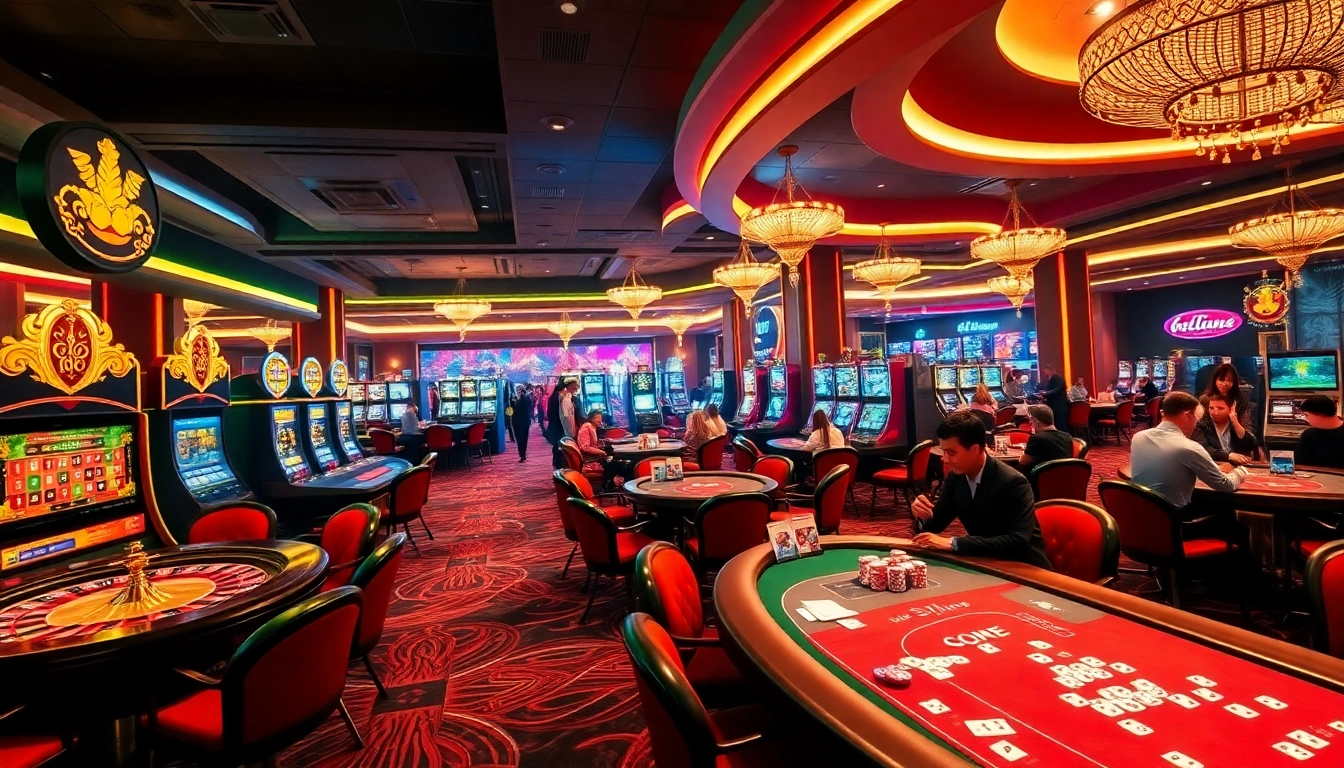 Players enjoying thrilling games at FLY88, experiencing high stakes and excitement.