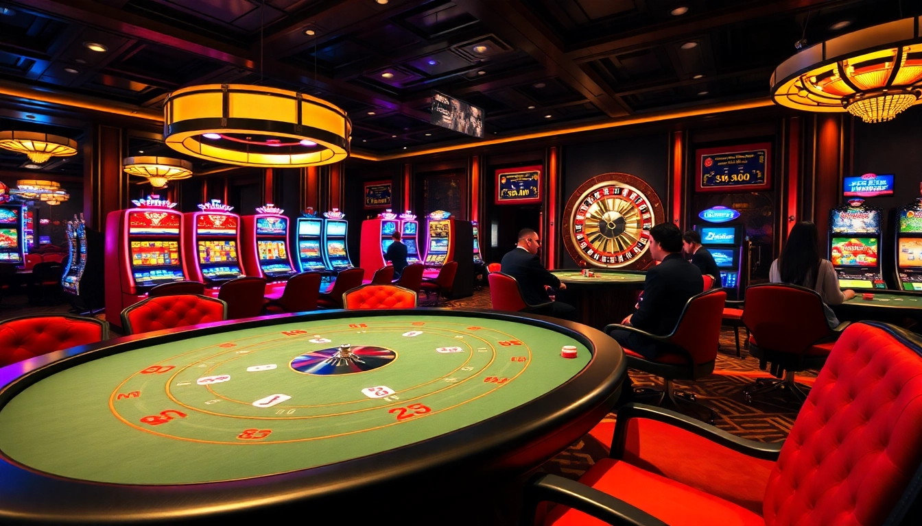 Kuwin offers an exciting poker game experience at a vibrant casino table.
