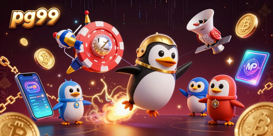 Join pg99 for thrilling adventures with a golden penguin in a dynamic casino universe.