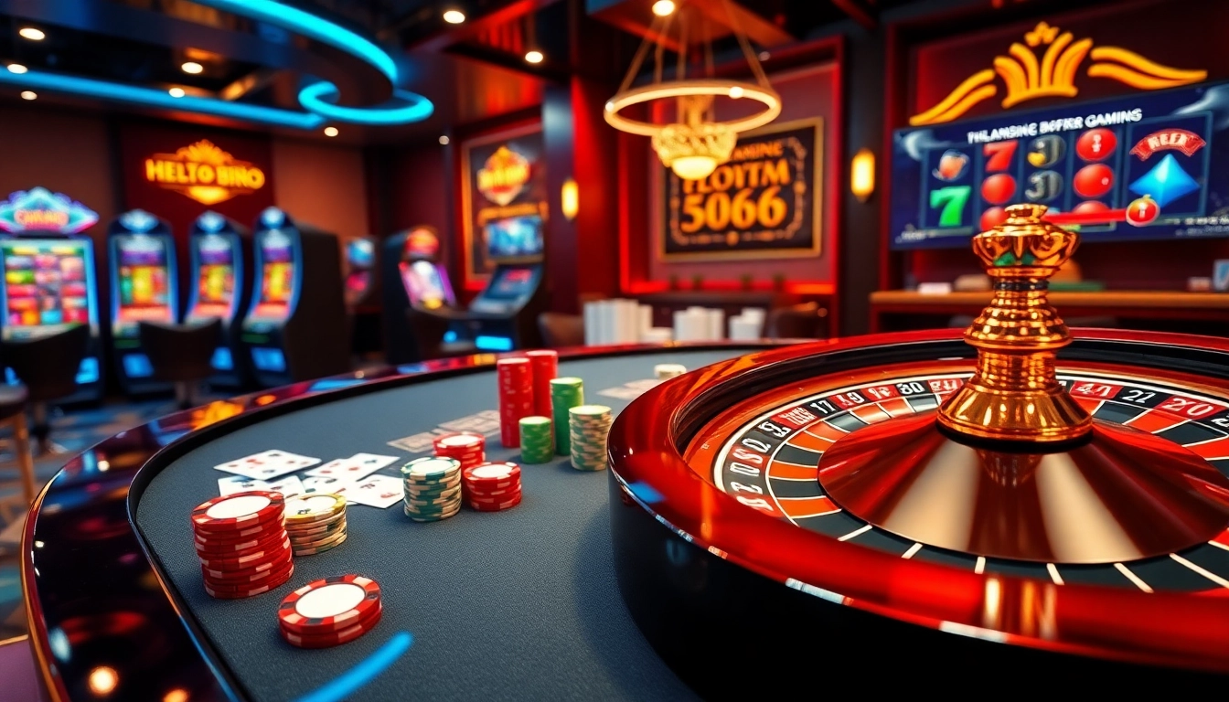 Experience the thrill of casino gaming at https://hello88app.com/ with vibrant tables and exciting slot machines.