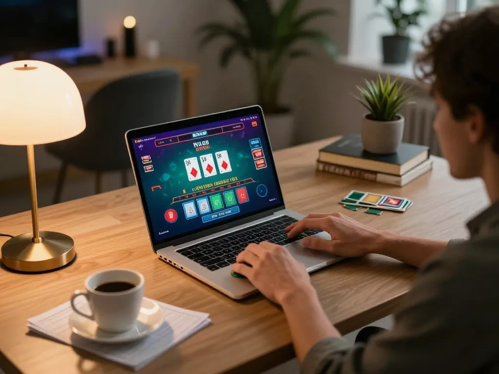 Engaging with online blackjack at https://888now.cfd/ showcasing strategy notes and lively atmosphere