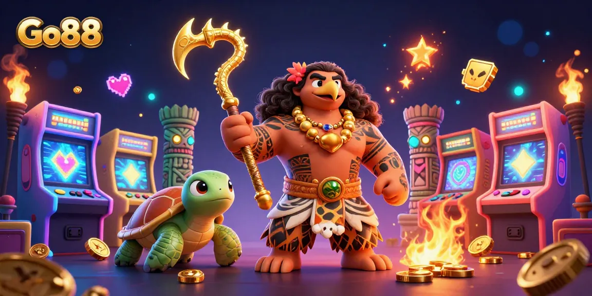 Experience winning fun with Go88's thrilling 3D fantasy casino adventure, featuring vivid game elements.