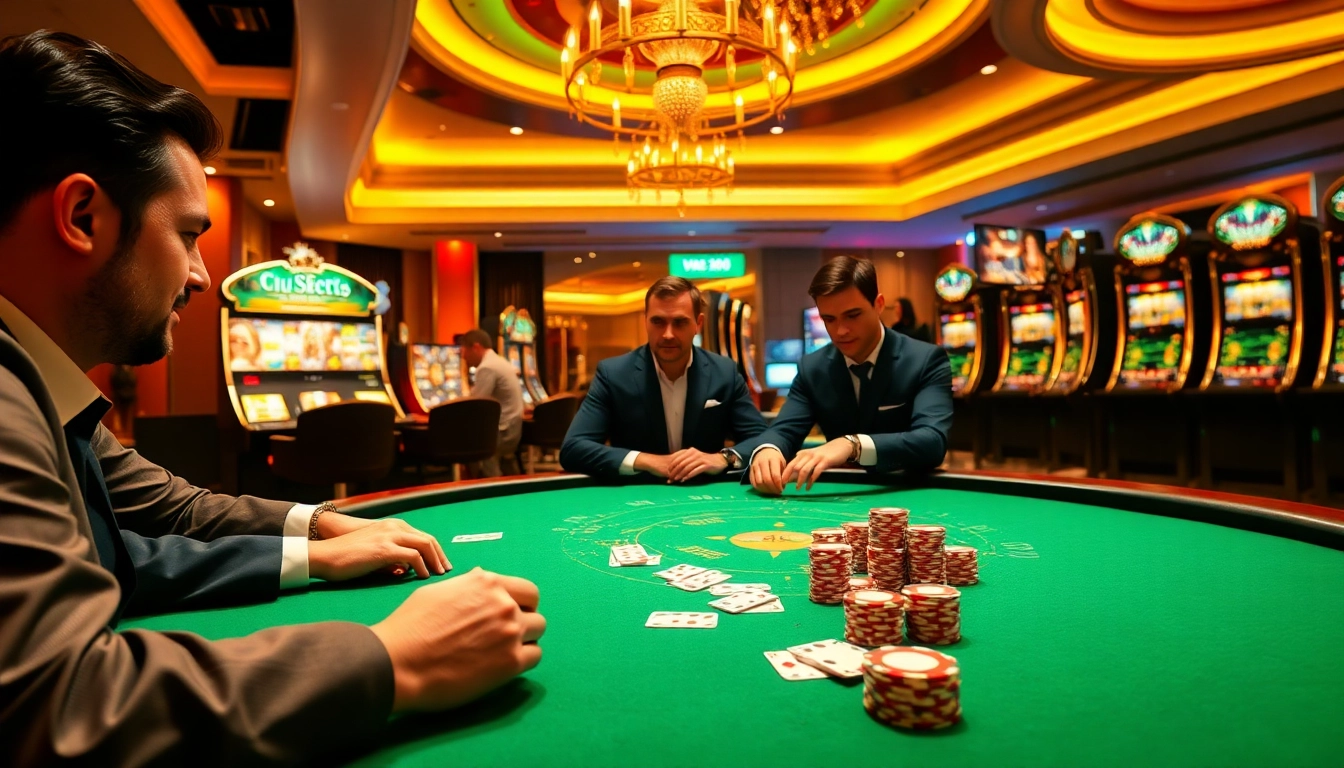 Experience the thrill of Nhà cái win88 with a vibrant poker game and elegant casino decor.