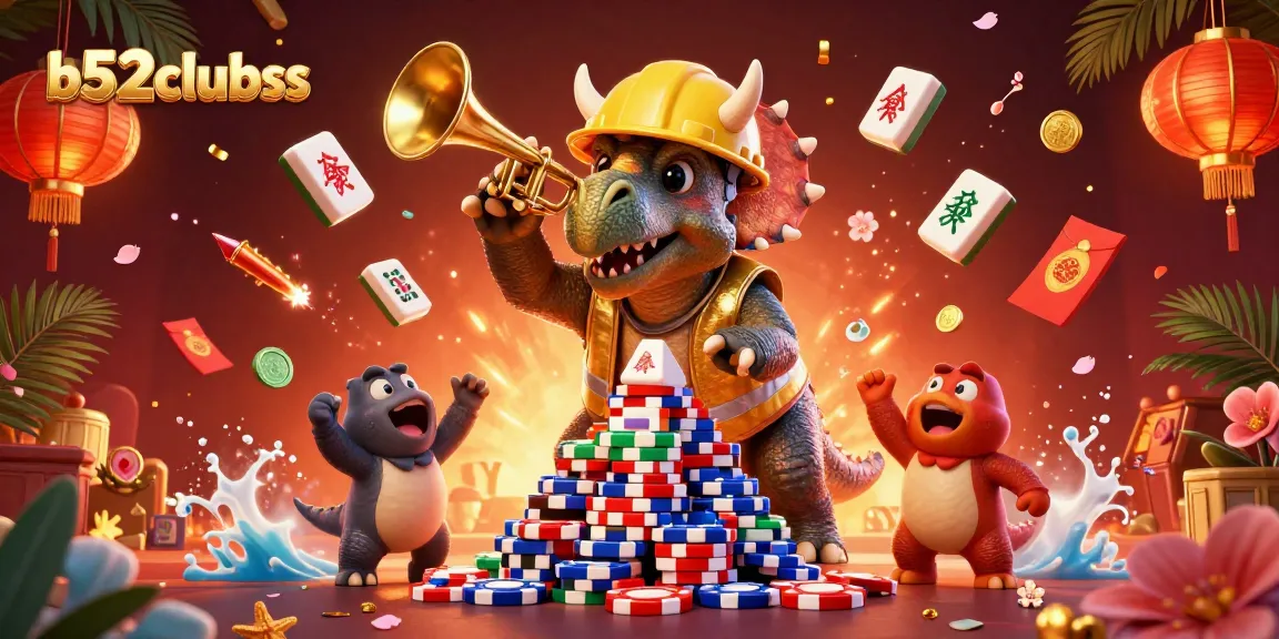 Engage with b52clubss gameplay in a vibrant casino scene celebrating big wins with colorful elements.