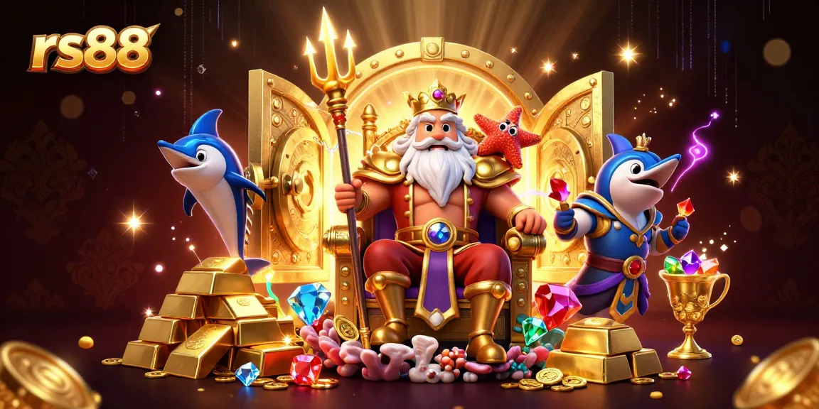 Engage with rs88 in an exciting underwater casino experience featuring sea king Neptune and treasures.