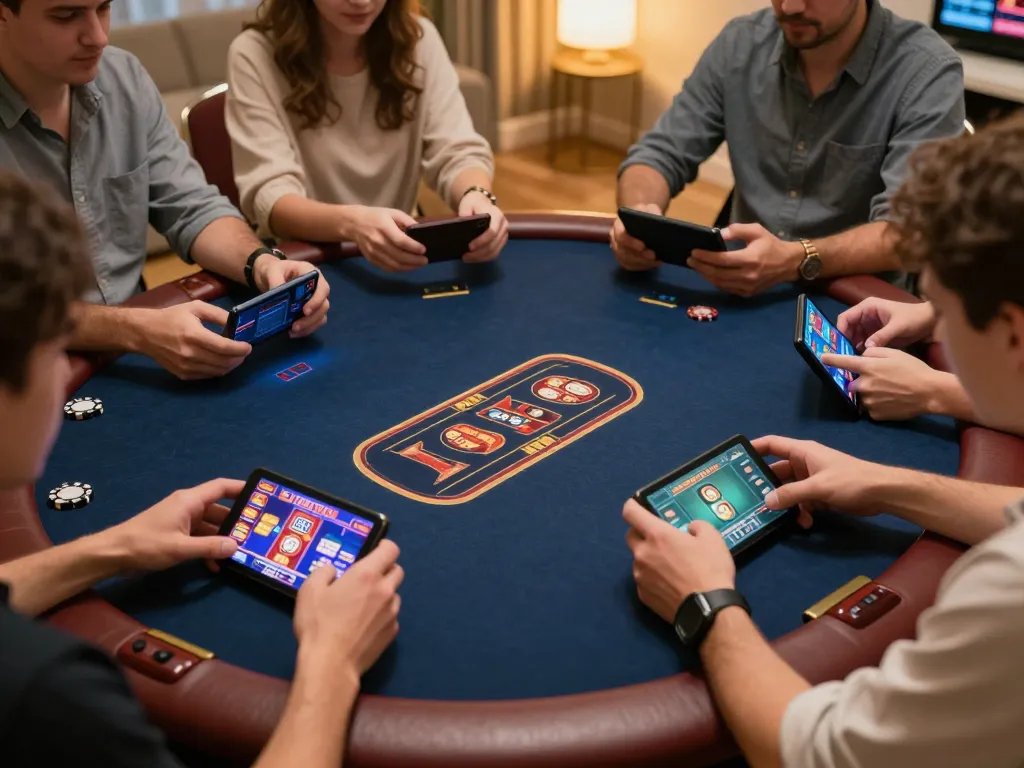 Players experiencing exhilarating games on Bay789 platform through mobile devices.