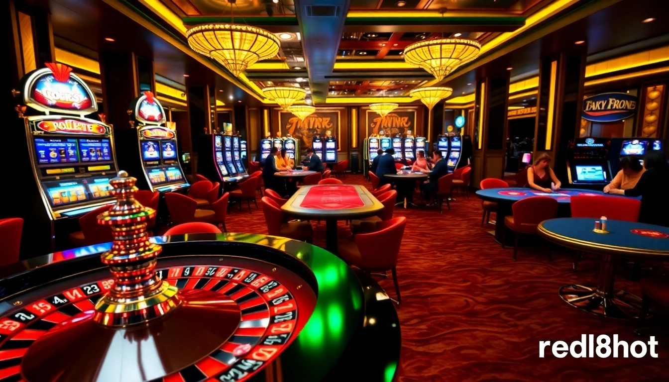 Engage in thrilling gameplay at red88.hot with vibrant roulette tables and lively players.
