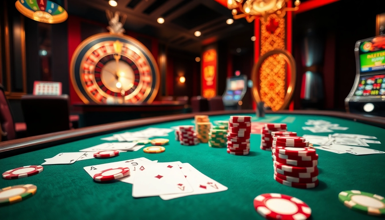 Experience the thrill at 8day.cn.com with vibrant casino games, chips, and cards ready for action.