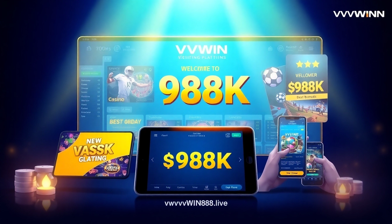 Explore the dynamic features of vvvwin88.live, showcasing the online betting platform's interface and mobile app.