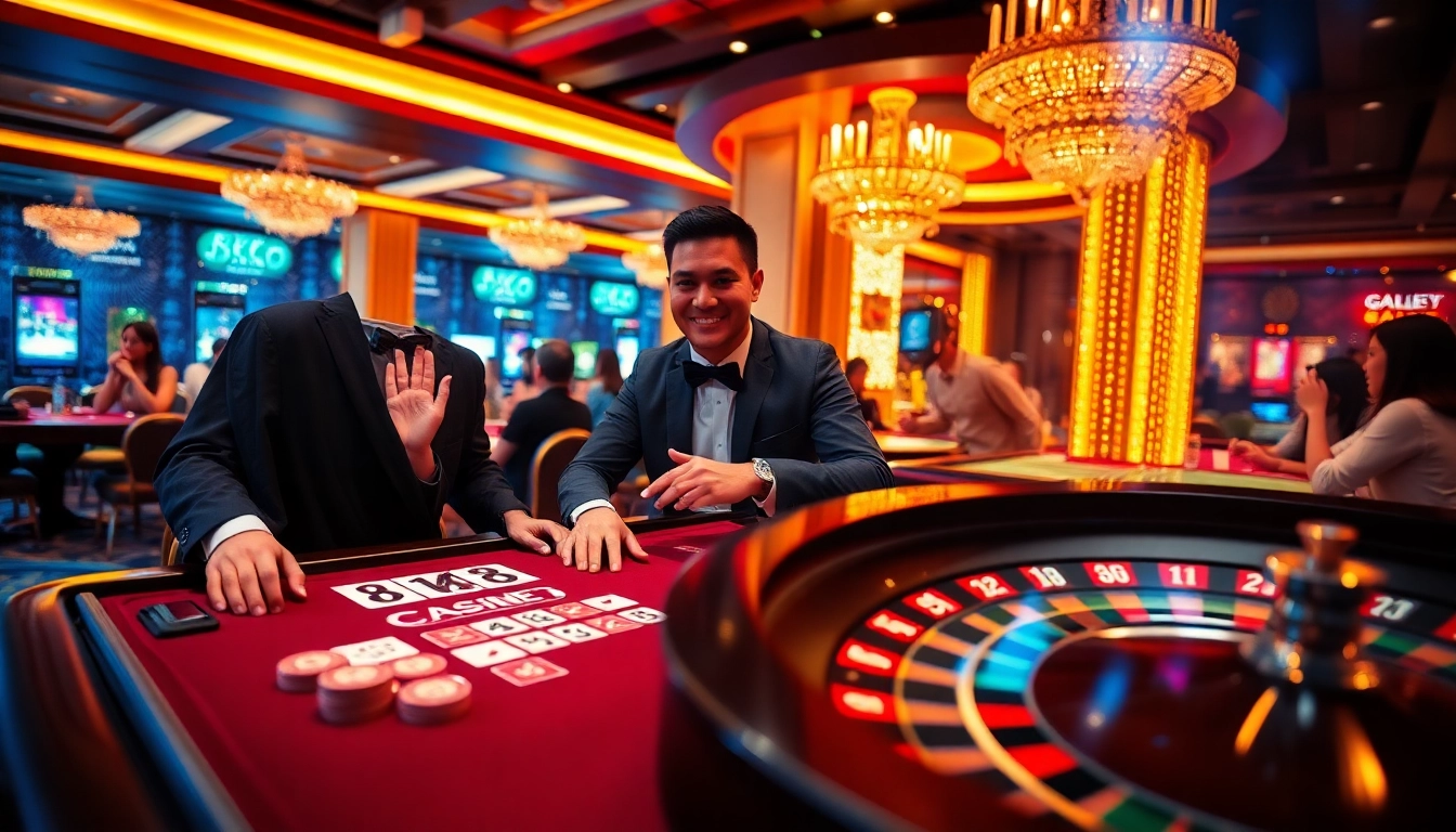 Experience excitement at Casino 8KBET with lively games, vibrant tables, and engaging players.