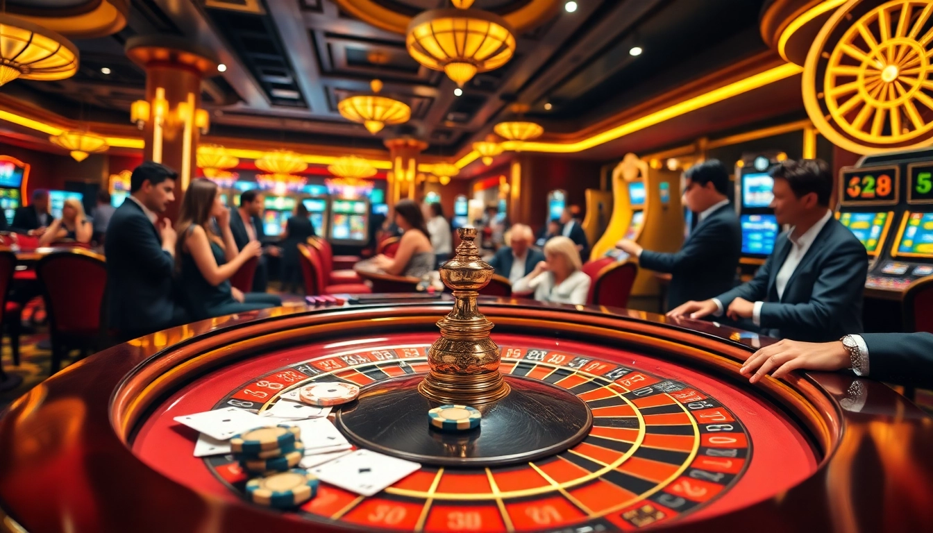 X88.law showcases an exciting casino scene with players engaging at a roulette table, highlighting the thrill of gambling.