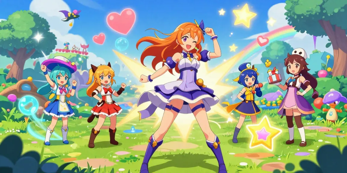 Explore exciting free ecchi games in a vibrant anime-inspired gaming scene.